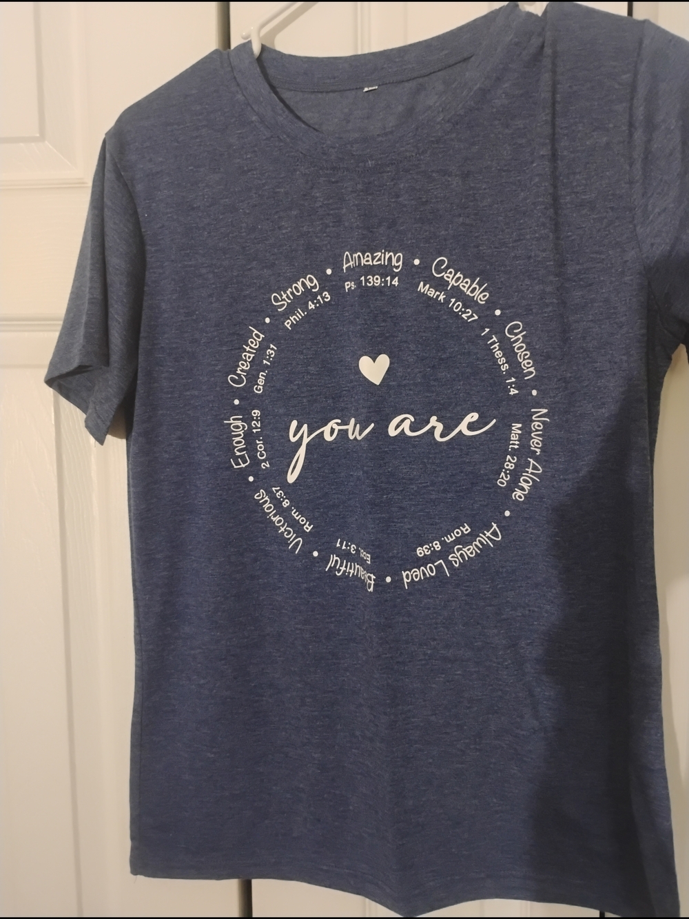 You Are Inspirational Graphic Tee - Blue